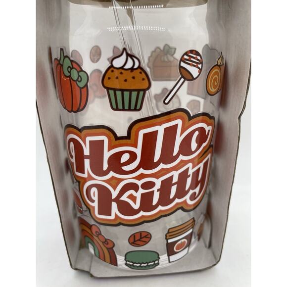 Hello Kitty Glass Tumbler Fall Brand New - Picture 6 of 10